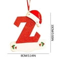 thumbnail image 3 of Navidad Little Red Hat Carta Colgante DIY Escribible Nombre 26 Carta Colgante Wmkox8yii gf6270, 3 of 4