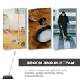 thumbnail image 3 of Raindrops Gray Plastic Angle Broom with Comfortable Handle for Home Floor Cleaning and Pet Hair, 3 of 7