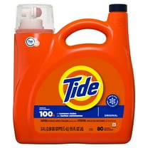 Tide Liquid Laundry Detergent, Original, 80 Loads, 115 fl oz, HE Compatible