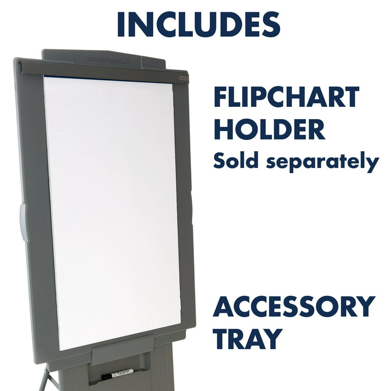 Aluminum Flip-Chart Easel: 2-Pack with Telescoping Legs, 70 (Silver) 