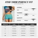 thumbnail image 5 of Fotbe Teal Turquoise Shorts Sin Costuras – Shorts Deportivos de Cintura Alta para Mujer, Elásticos para Gimnasio, Yoga, Running o Ciclismo-Large, 5 of 8