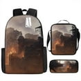 thumbnail image 1 of Godzilla Vs King Kong Schoolbag, Student Backpack, Godzilla Vs Kong Three-Piece Backpack-SHUNJING, 1 of 3