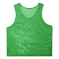thumbnail image 6 of Hansber Men's Sports Vest Sleeveless Tees Shirt Muscle Shirts Tank Tops Bodybuilding Basketball Green XL, 6 of 6