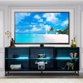 Hommpa LED TV Stand for TVs up to 65" Modern TV Cabinet with Storage ...