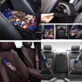 thumbnail image 5 of Jeiento 250th Anniversary Car Seat Covers Full Set 12pcs Car Accessories Auto Front and Rear Seat Covers with Steering Wheel Cover, Armrest Pads, Seat Belt Cover, Car Coasters, Eagle Keychain, 5 of 7