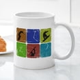 thumbnail image 3 of CafePress - Snowboarding Vintage Snowboarder Mug - 11 oz Ceramic Mug - Novelty Coffee Tea Cup, 3 of 4