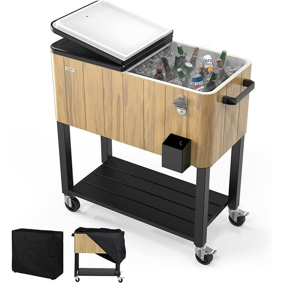 Outdoor Ice Chest Cart