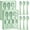 Green, variant on MySmile DY156 Sonic Electric Toothbrush Replace Heads for Adults, 3Pcs Enamel Safe Toothbrush Heads,Violet