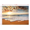 thumbnail image 2 of ABPHQTO 150x220cm Puesta de sol Playa Fotografía Fondo Fotografía Telón de fondo Estudio Prop, 2 of 3