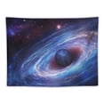 thumbnail image 5 of FUMJ  Galaxy Tapestry Blue Starry Sky Tapestry Universe Space Tapestry Wall Hanging Psychedelic Tapestry Mysterious Nebula Stars Wall Tapestry for Beding Living Room Dorm, 5 of 7