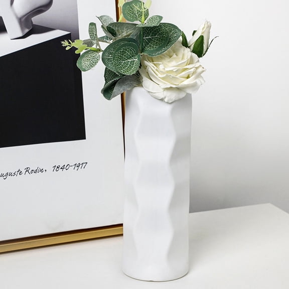 Plastic Vase Fashionable Simple Anti-drop Vase Home Decoration Flower Vase