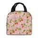 thumbnail image 1 of Easygdp Strawberry Floral Bolsa Térmica Premium - Tela Oxford Impermeable, Gran Capacidad, Bolsillo Frontal, Unisex para Trabajo, Escuela, Actividades al Aire Libre y Picnics, 1 of 8
