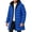 A1-Blue, variant on Men's Winter Puffer Jacket Zippered Hooded Warm Thick Padded Parka Coat Outerwear with Pockets