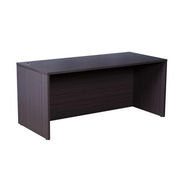 Desk Shell, 66 W x 30 D in. - Driftwood