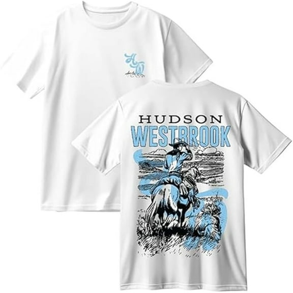 Hudson Westbrook 2025 Merch T-shirt Classic Trend Short-sleeved Men And Women Street Wear