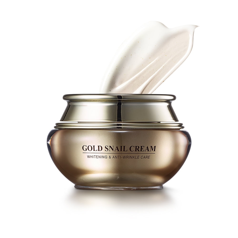 Madnice Gold & Snail Mucin Face Cream (60ml) - Niacinamide for Even Skin Tone