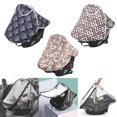 thumbnail image 2 of Universal Car Seat Cover Baby Carriers Raincover EVA- Car Seat Weather Shield- with Quick-Access Zipper Windproof Cover, 2 of 4