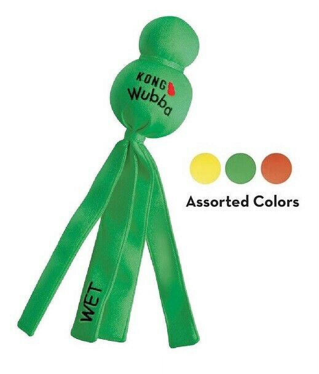 Water Wubbas Dog Toys Floating Lake Pool Fetch Fun Assorted Colors Large 17"