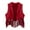 z0902A-Red, variant on SGMVNU Girls Kids Fringe Vest Sleeveless Western Cowgirl Vest 60s 70s Hippie Suede Tassels Jacket for Autumn Holiday Parties, Red, 11-12 Years