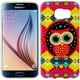 DreamWireless TISAMS6-GLTOWLGR Samsung Galaxy S6 TPU IMD Cas&44; avec Hibou Scintillant Vert – image 3 sur 8