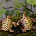 thumbnail image 4 of KAKOWELY Fish Tank Accessory 4Pcs Decorative Turtle Model Fish Tank Layout Ornament Landscape Adornment Craft1.38"X1.18"X0.79", 4 of 5