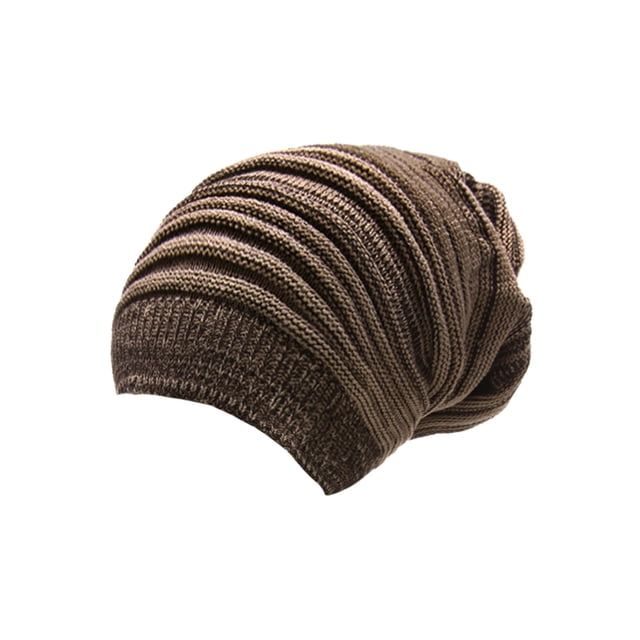 Gorro de punto uxcell con diseño texturizado para hombres Caqui One Size