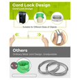thumbnail image 2 of 6Pc Garbage Can Bands Cord Lord Adjustable Large Trash Can Rubber Bands Fits 8-33 Gallon Trash Cans Multifunction Band B, 2 of 5