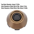 thumbnail image 3 of Sturdy ABS Plastic Snap On Car Wheel Hub Center Cover Wheel Center Cap Center Hub Cap Hub Cap Cover, 3 of 7