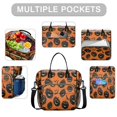 thumbnail image 2 of Classic Halloween Pumpkin Pattern Womens Lunch Box for Work,Insulated Large Lunch Bag for Tween and Teen,Loncheras Para Mujer,Leakproof Adult Lunch Bag for Work,Beach,Travel,Picnic,Camping, 2 of 7
