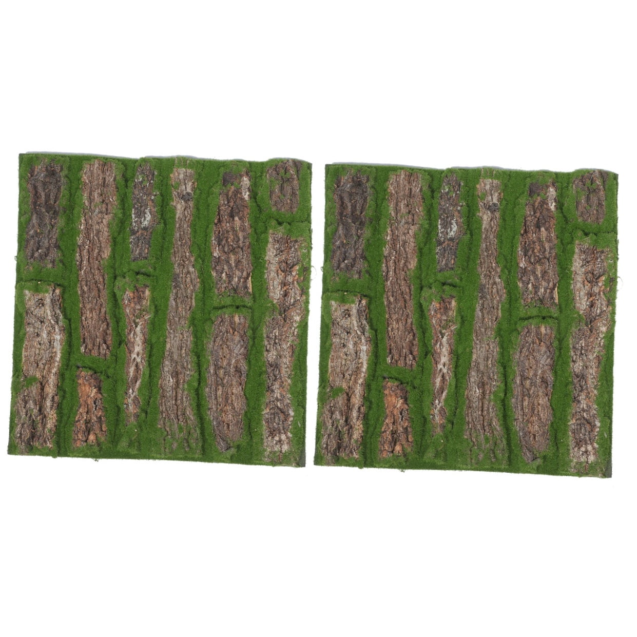 MLINS 2pcs Artificial Moss Lichen Fake Moss Mat Artificial Turf Ornament Micro Landscape Accessory