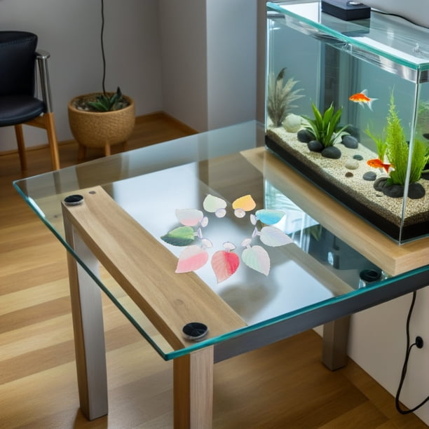ADDHAT 9Ud Hojas Artificiales Para Peces Betta Decorativa Para Acuario Con Y Duradero