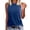 Blue, variant on Wang6 Womens Plus Size Loose Fit Tank Tops Causal Sleeveless Solid Tops Summer Crew Neck Basic Tshirts Hot Pink XXL