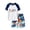 C2White, variant on lnmuld Boys 2-Piece Swim Set Short Sleeve Rash Guard Shirt and Trunks with Prints for Summer Beach and Pool Activities Size:8-9 Years