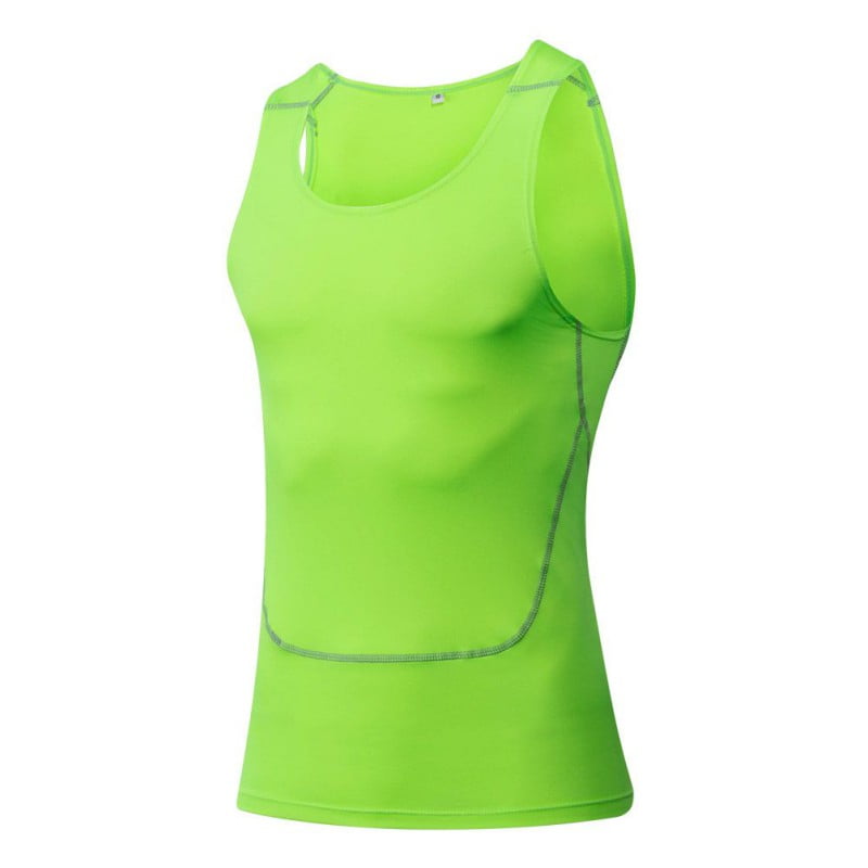 Details about   Mens Compression Under Shirts Base Layer Vest Athletic T-Shirts Gym Sports Tops 