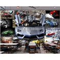 thumbnail image 4 of Papier Peint 3D Multiple Voiture de Sport SKU WAL0146, 4 of 7