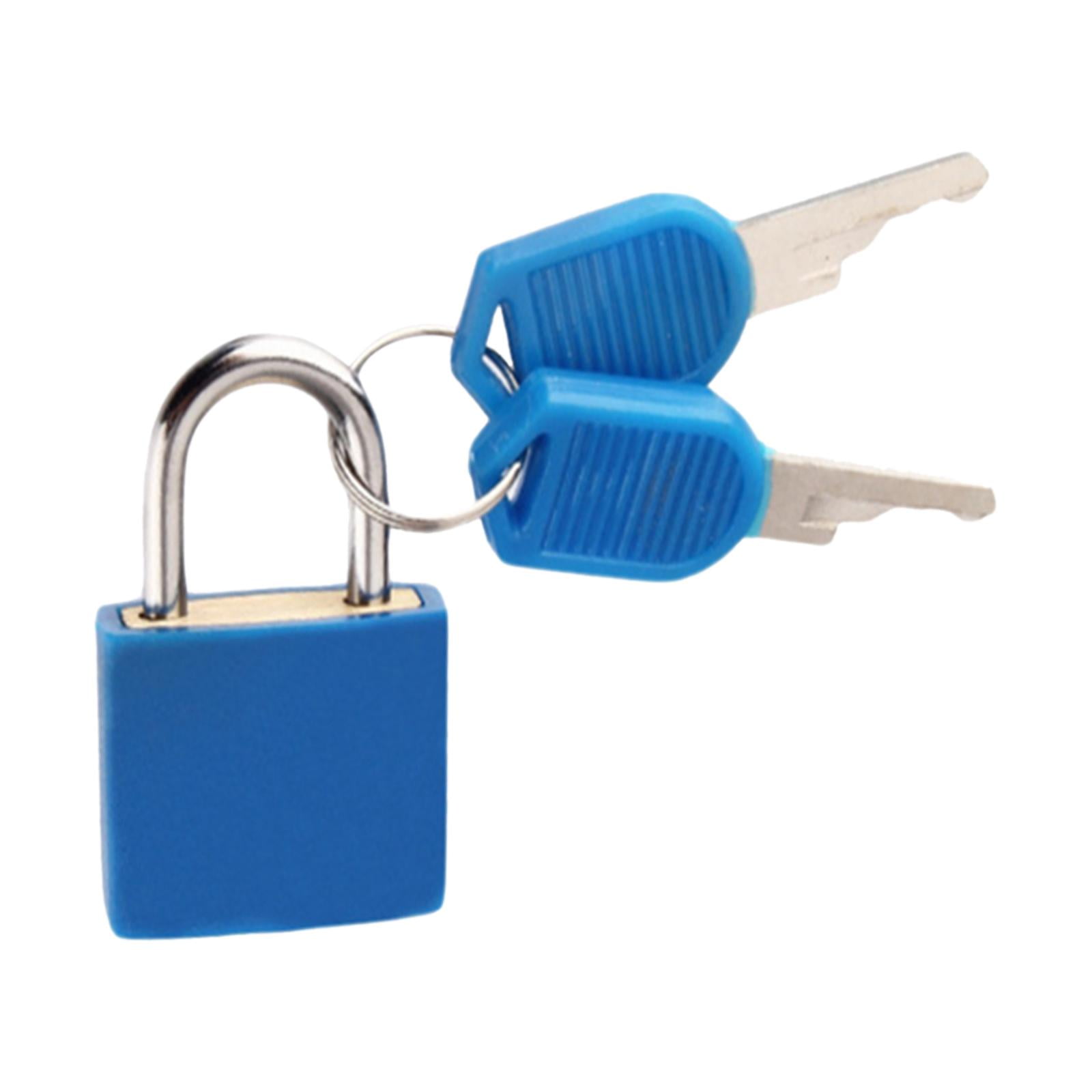 Mini Padlock 2 Keys Combination Set Diary Luggage Diary Locker Storage