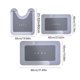 thumbnail image 4 of 3 Piece Bathroom Toilet Mat Set Super Absorbent Dry Washable Non Slip Backing For Safe And Easy Cleaning Perfects For Any Home Hotel Shower Room, 4 of 6