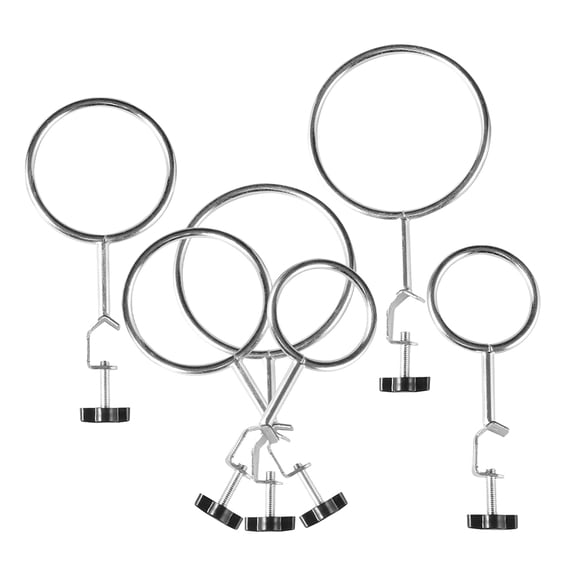 6pcs Laboratory Ring Stand Flask Support Retort Clamp Lab Stand for Chemistry Physics Work