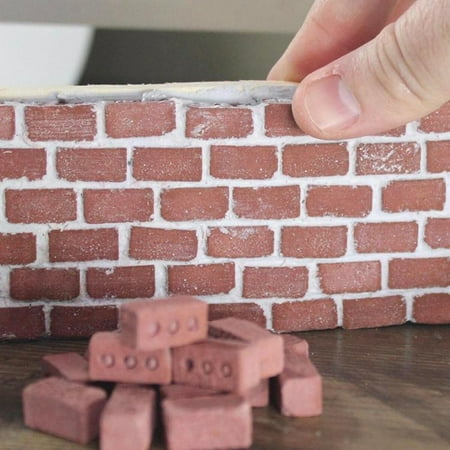 

Sebtyili Mini Cement Bricks And Mortar Let You Build Your Own Tiny Wall Mini Bricks Toy One Size