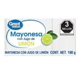 thumbnail image 2 of Mayonesa Great Value con jugo de limón 190 g, 2 of 3