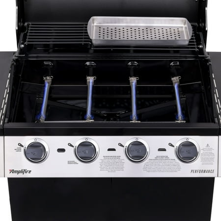 Char-Broil - Performance Series TRU-Infrared 4-Burner Gas Grill - Stainless Steel/Black