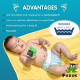 thumbnail image 5 of FREDS SWIM ACADEMY Reusable Diapers for Toddlers (9 lb - 20 lb) Essential Baby Swimming Diapers for Boys and Girls at Pool & Beach - Comfortable and Leak-Proof Solution (Blue), 5 of 5