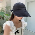 thumbnail image 2 of Sun Hat Wide Brim Back Belt Breathable Summer Sun Men Women Boonie Neck Flap Hat for Outdoor, 2 of 8