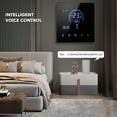 thumbnail image 3 of Digital Thermostat, 4500W WiFi Programmable Underfloor Heating Temperature Control Thermostat with Touchscreen for Home Office Hotel, AC 90V to 240V, K2H16A, 3 of 7