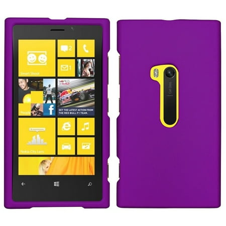 Lumia 920 Case, PURPLE RUBBERIZED HARD SHELL CASE COVER FOR NOKIA LUMIA (Nokia Lumia 920 Best Price)