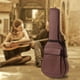 thumbnail image 4 of Bolsa para guitarra acústica clásica de tela Oxford antidesgarro, resistente al polvo, para guardar y viajar. 36-38 pulgadas de café, 4 of 9