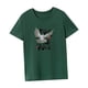 thumbnail image 5 of Camiseta para mujer, ropa de verano, camiseta básica para oficina, calle, trabajo, vacaciones Verde, 5 of 7