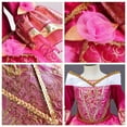 thumbnail image 4 of Disney Princess Sleeping Beauty Aurora Fancy-Dress Costume for Girls with Dress and Crown, XS-XL, 4 of 5