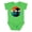 Apple Green, variant on Retro Alien Boys or Girls Baby Bodysuit