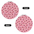 thumbnail image 2 of Goofa Strawberry and Ladybugs Pattern Pocket Mirror, Portable Makeup Mirror,Travel Makeup Mirror,Dual-Sided Compact Mirror,Gift Makeup Mirror-Round Shape, 2 of 9